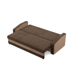 ORION Sofa, Filling - Spring, Color - BROWN + CAPPUCCINO ORION Sofa, Filling - Spring, Color - BROWN + CAPPUCCINO