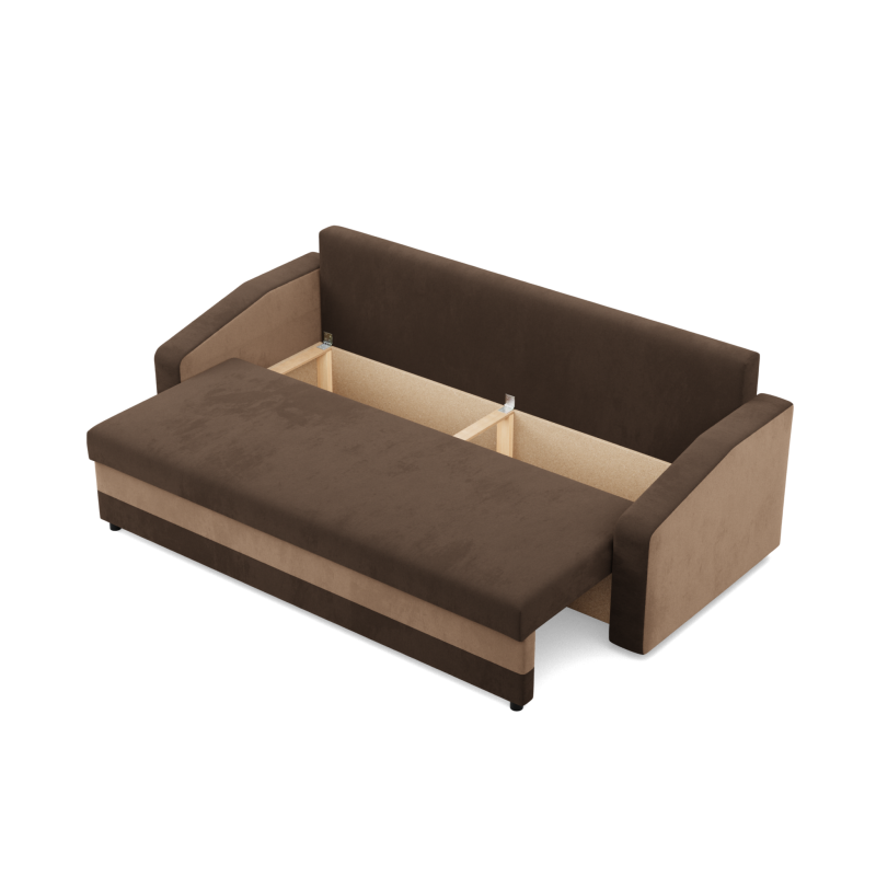 ORION Sofa, Filling - Spring, Color - BROWN + CAPPUCCINO ORION Sofa, Filling - Spring, Color - BROWN + CAPPUCCINO
