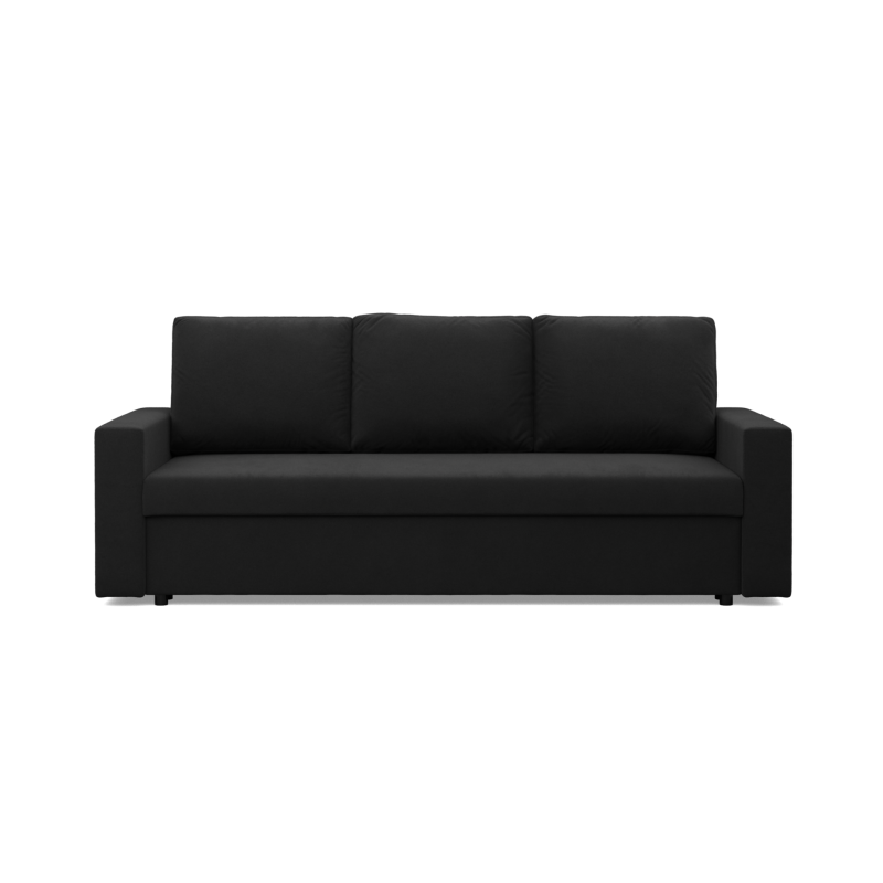 NEO Micro Sofa, Filling - Foam, Color - BLACK, Type of armrest - Straight NEO Micro Sofa, Filling - Foam, Color - BLACK, Type of armrest - Straight