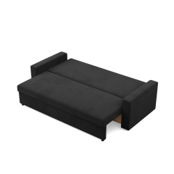 NEO Micro Sofa, Filling - Foam, Color - BLACK, Type of armrest - Straight NEO Micro Sofa, Filling - Foam, Color - BLACK, Type of armrest - Straight