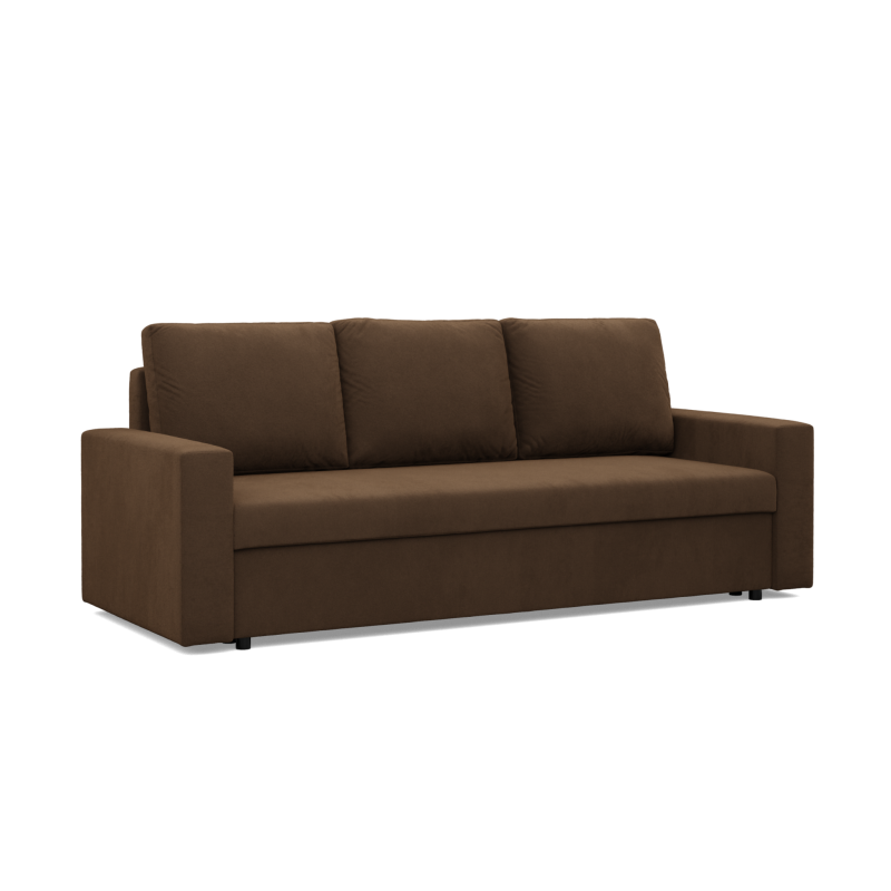 NEO Micro Sofa, Filling - Foam, Color - BROWN, Armrest Type - Straight NEO Micro Sofa, Filling - Foam, Color - BROWN, Armrest Type - Straight