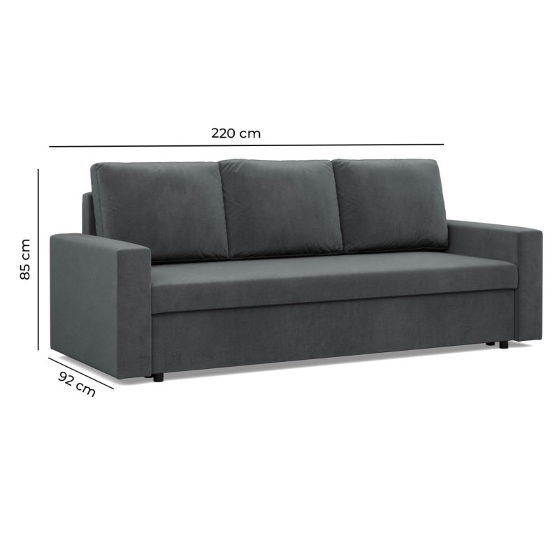 NEO Mikro Sofa, Filling - Foam, Color - GRAY, Armrest Type - Slanted NEO Mikro Sofa, Filling - Foam, Color - GRAY, Armrest Type - Slanted