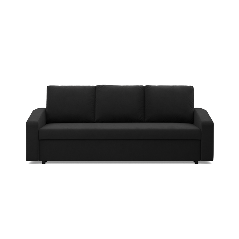 NEO Micro Sofa, Filling - Foam, Color - BLACK, Type of armrest - Slanted NEO Micro Sofa, Filling - Foam, Color - BLACK, Type of armrest - Slanted