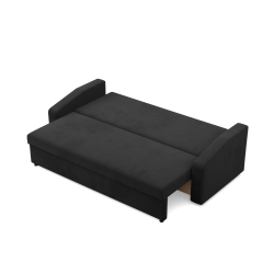 NEO Micro Sofa, Filling - Foam, Color - BLACK, Type of armrest - Slanted NEO Micro Sofa, Filling - Foam, Color - BLACK, Type of armrest - Slanted