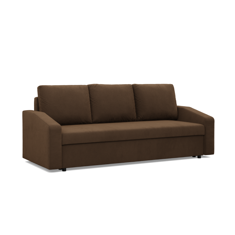 NEO Micro Sofa, Filling - Foam, Color - BROWN, Armrest Type - Slanted NEO Micro Sofa, Filling - Foam, Color - BROWN, Armrest Type - Slanted