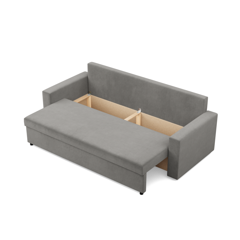 NEO Kronos Sofa, Filling - Spring, Color - LIGHT GRAY, Armrest Type - Straight NEO Kronos Sofa, Filling - Spring, Color - LIGHT GRAY, Armrest Type - Straight