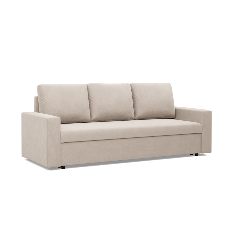 NEO Kronos Sofa, Filling - Spring, Color - BEIGE, Type of armrest - Simple