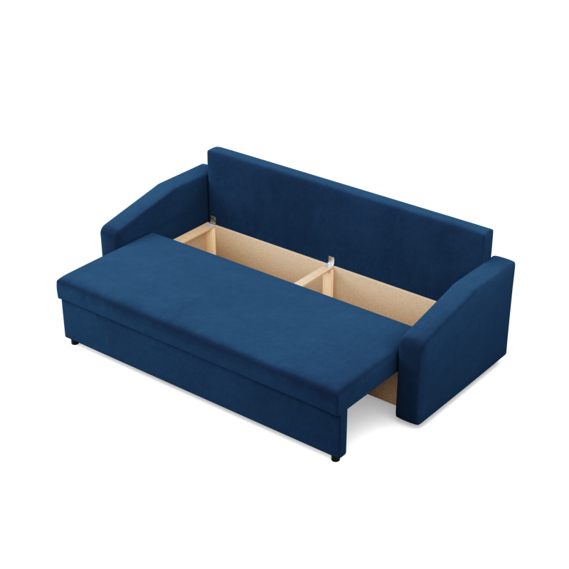 NEO Kronos Sofa, Filling - Spring, Color - NAVY BLUE, Armrest Type - Slanted NEO Kronos Sofa, Filling - Spring, Color - NAVY BLUE, Armrest Type - Slanted
