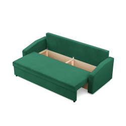 NEO Kronos Sofa, Filling - Spring, Color - BOTTLE GREEN, Type of Armrest - Slanted NEO Kronos Sofa, Filling - Spring, Color - BOTTLE GREEN, Type of Armrest - Slanted