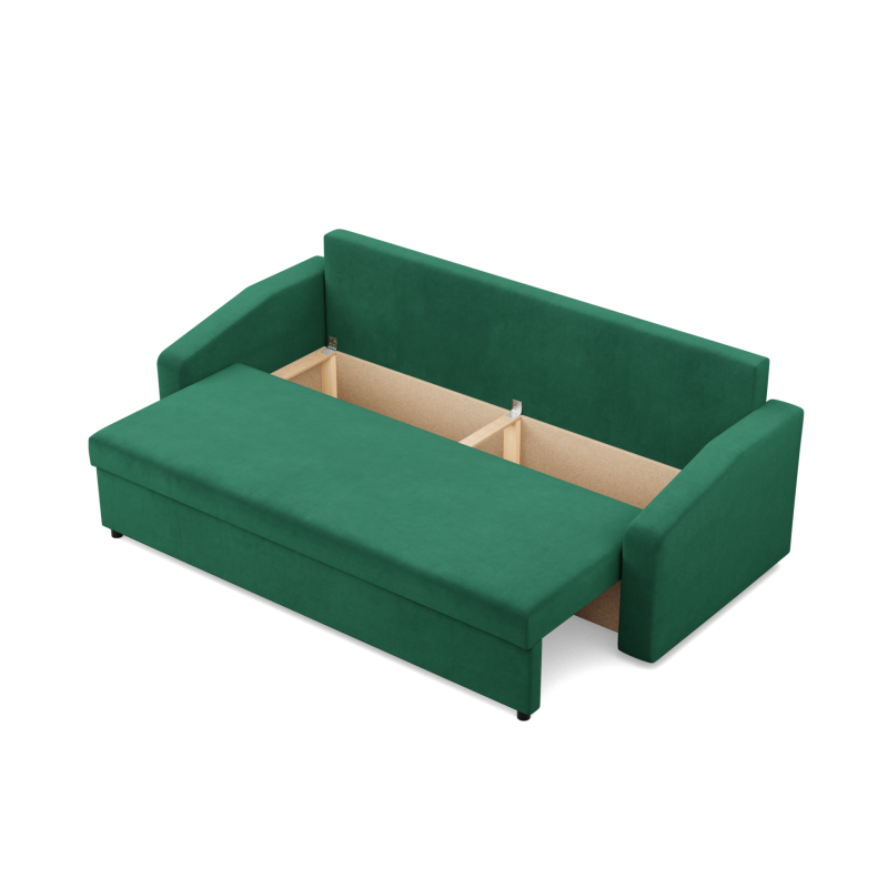 NEO Kronos Sofa, Filling - Spring, Color - BOTTLE GREEN, Type of Armrest - Slanted NEO Kronos Sofa, Filling - Spring, Color - BOTTLE GREEN, Type of Armrest - Slanted
