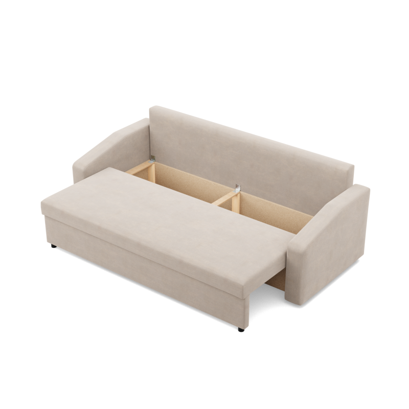NEO Kronos Sofa, Filling - Spring, Color - BEIGE, Type of Armrest - Slanted NEO Kronos Sofa, Filling - Spring, Color - BEIGE, Type of Armrest - Slanted
