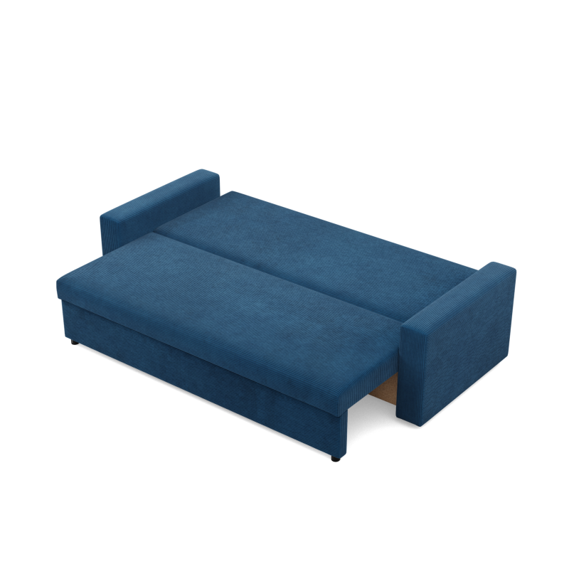 NEO Poso Sofa, Filling - Spring, Color - NAVY BLUE, Armrest Type - Straight NEO Poso Sofa, Filling - Spring, Color - NAVY BLUE, Armrest Type - Straight