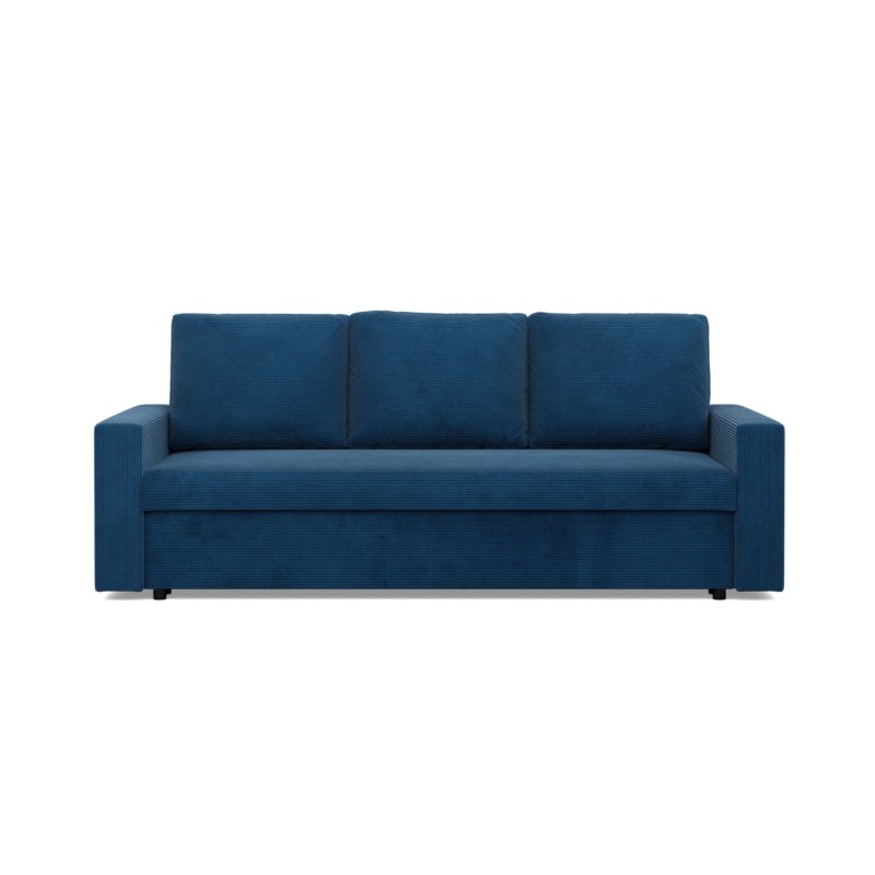 NEO Poso Sofa, Filling - Spring, Color - NAVY BLUE, Armrest Type - Straight NEO Poso Sofa, Filling - Spring, Color - NAVY BLUE, Armrest Type - Straight