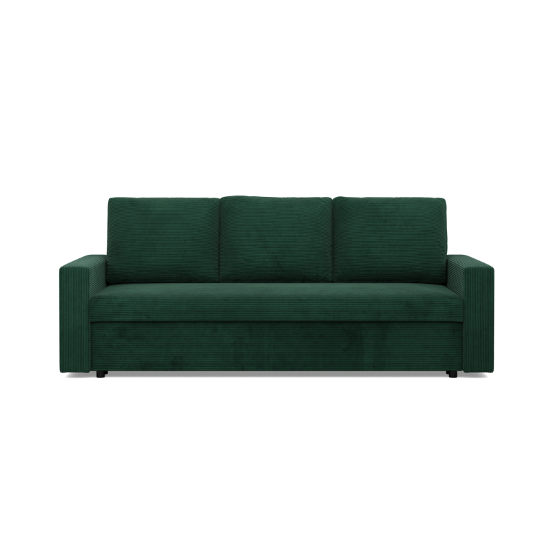 NEO Poso Sofa, Filling - Spring, Color - BOTTLE GREEN, Type of Armrest - Straight NEO Poso Sofa, Filling - Spring, Color - BOTTLE GREEN, Type of Armrest - Straight