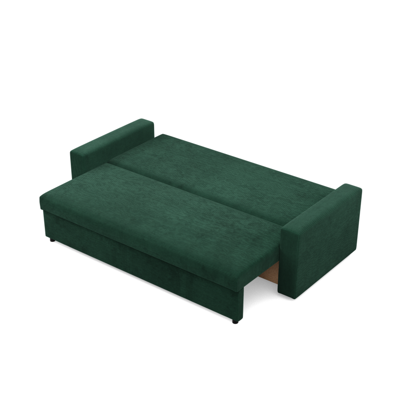 NEO Poso Sofa, Filling - Spring, Color - BOTTLE GREEN, Type of Armrest - Straight NEO Poso Sofa, Filling - Spring, Color - BOTTLE GREEN, Type of Armrest - Straight