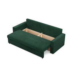 NEO Poso Sofa, Filling - Spring, Color - BOTTLE GREEN, Type of Armrest - Straight NEO Poso Sofa, Filling - Spring, Color - BOTTLE GREEN, Type of Armrest - Straight