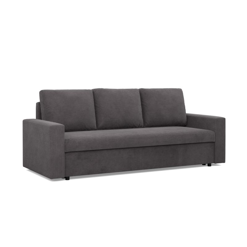 NEO Poso Sofa, Filling - Spring, Color - DARK GRAY, Armrest Type - Straight NEO Poso Sofa, Filling - Spring, Color - DARK GRAY, Armrest Type - Straight