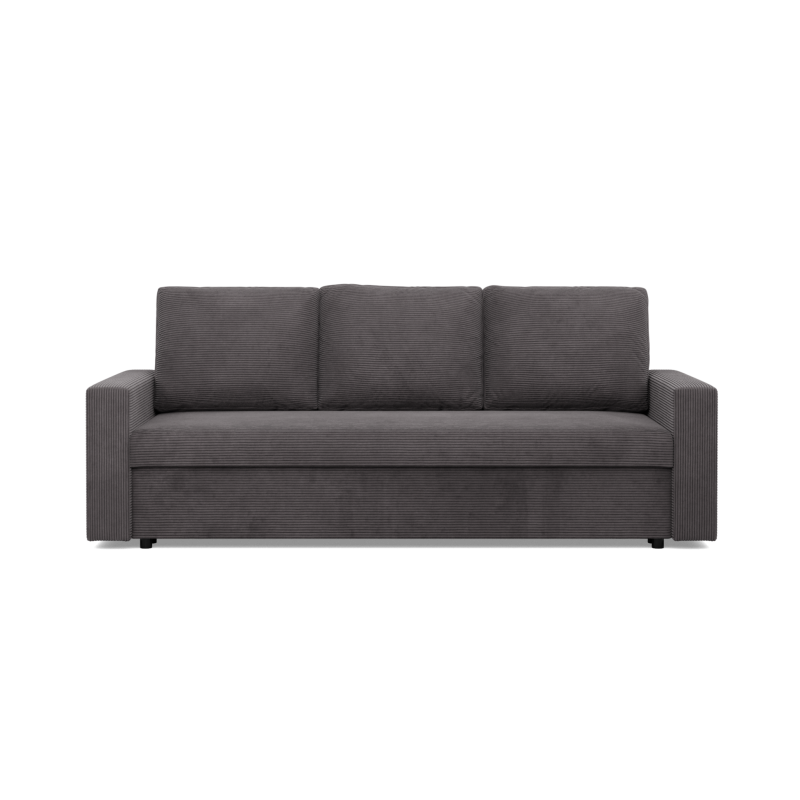 NEO Poso Sofa, Filling - Spring, Color - DARK GRAY, Armrest Type - Straight NEO Poso Sofa, Filling - Spring, Color - DARK GRAY, Armrest Type - Straight