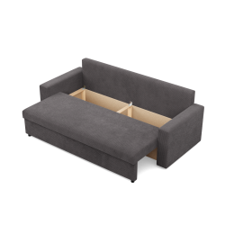 NEO Poso Sofa, Filling - Spring, Color - DARK GRAY, Armrest Type - Straight NEO Poso Sofa, Filling - Spring, Color - DARK GRAY, Armrest Type - Straight