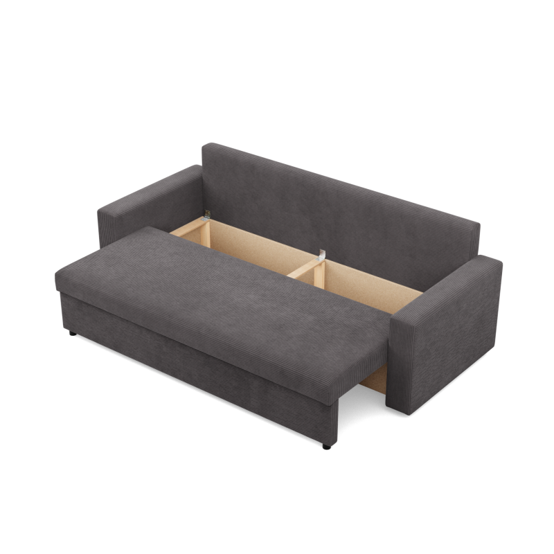NEO Poso Sofa, Filling - Spring, Color - DARK GRAY, Armrest Type - Straight NEO Poso Sofa, Filling - Spring, Color - DARK GRAY, Armrest Type - Straight