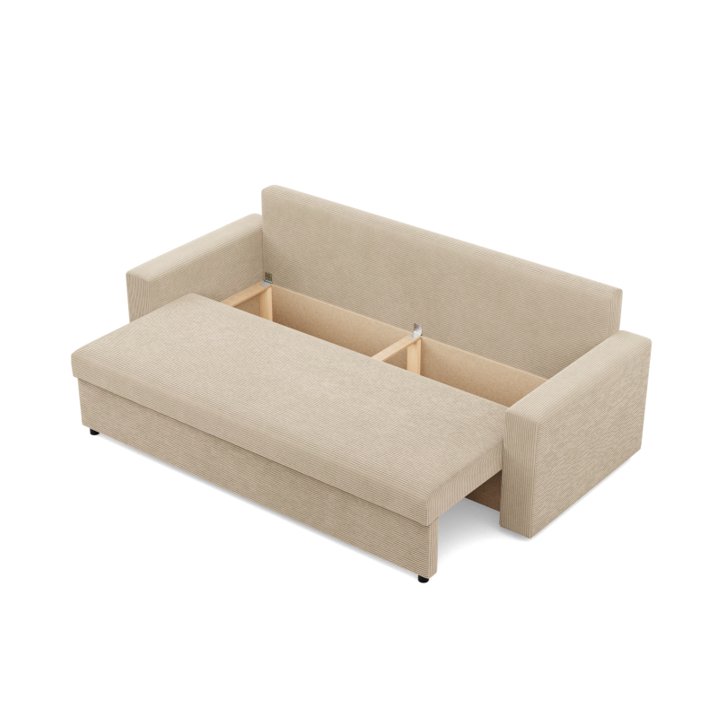 NEO Poso Sofa, Filling - Spring, Color - BEIGE, Type of armrest - Straight NEO Poso Sofa, Filling - Spring, Color - BEIGE, Type of armrest - Straight