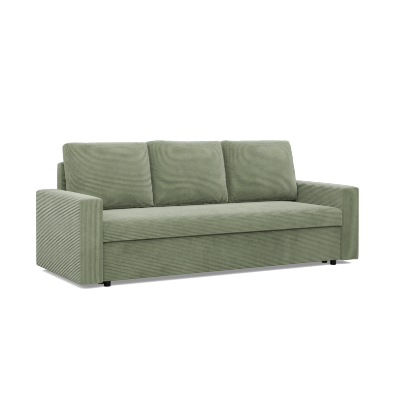 Sofa NEO Poso, Füllung - Federkern, Farbe - OLIV, Armlehnentyp - Gerade Sofa NEO Poso, Füllung - Federkern, Farbe - OLIV, Armlehnentyp - Gerade