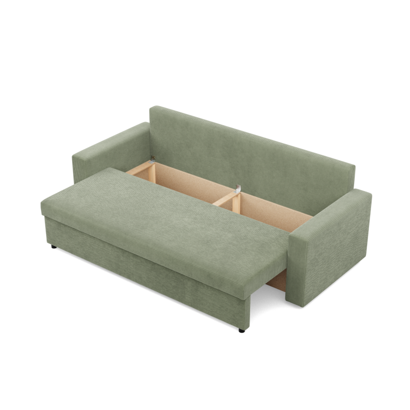 NEO Poso Sofa, Filling - Spring, Color - OLIVE, Armrest Type - Straight NEO Poso Sofa, Filling - Spring, Color - OLIVE, Armrest Type - Straight