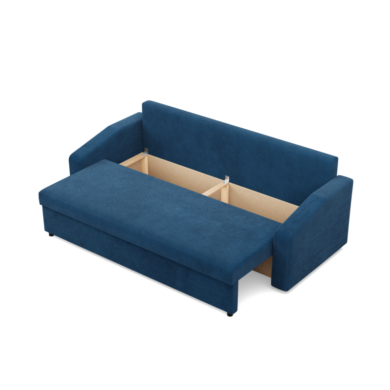 NEO Poso Sofa, Filling - Spring, Color - NAVY BLUE, Armrest Type - Slanted NEO Poso Sofa, Filling - Spring, Color - NAVY BLUE, Armrest Type - Slanted