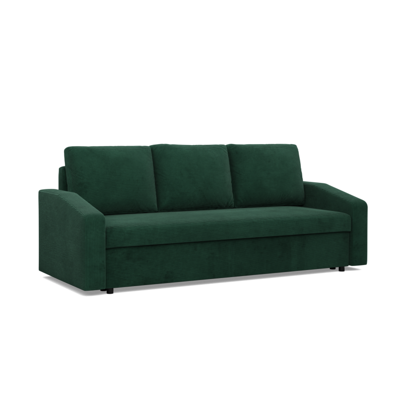 NEO Poso Sofa, Filling - Spring, Color - Bottle Green, Armrest Type - Slanted NEO Poso Sofa, Filling - Spring, Color - Bottle Green, Armrest Type - Slanted
