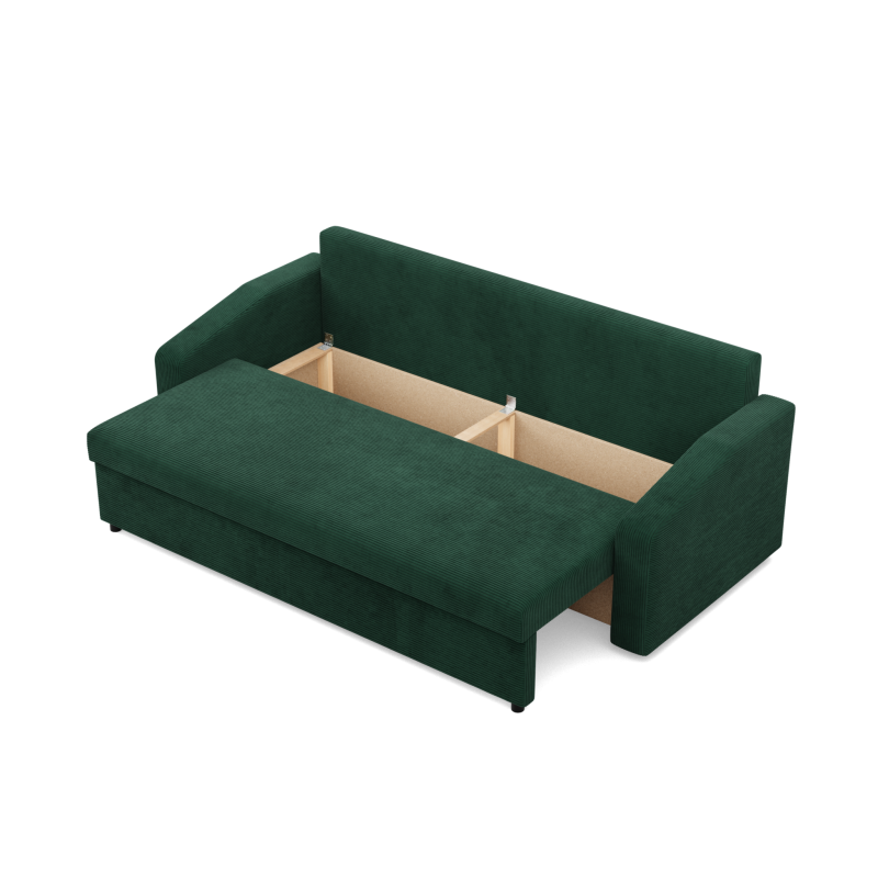 NEO Poso Sofa, Filling - Spring, Color - Bottle Green, Armrest Type - Slanted NEO Poso Sofa, Filling - Spring, Color - Bottle Green, Armrest Type - Slanted