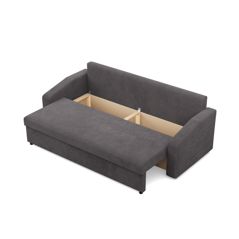 NEO Poso Sofa, Filling - Spring, Color - DARK GRAY, Armrest Type - Slanted NEO Poso Sofa, Filling - Spring, Color - DARK GRAY, Armrest Type - Slanted