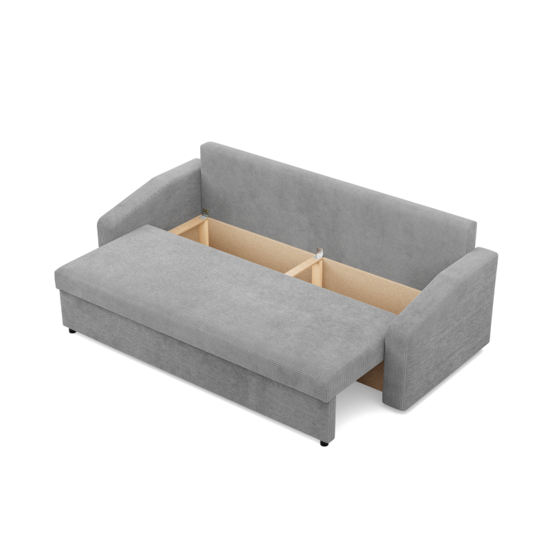NEO Poso Sofa, Filling - Spring, Color - LIGHT GRAY, Armrest Type - Slanted NEO Poso Sofa, Filling - Spring, Color - LIGHT GRAY, Armrest Type - Slanted