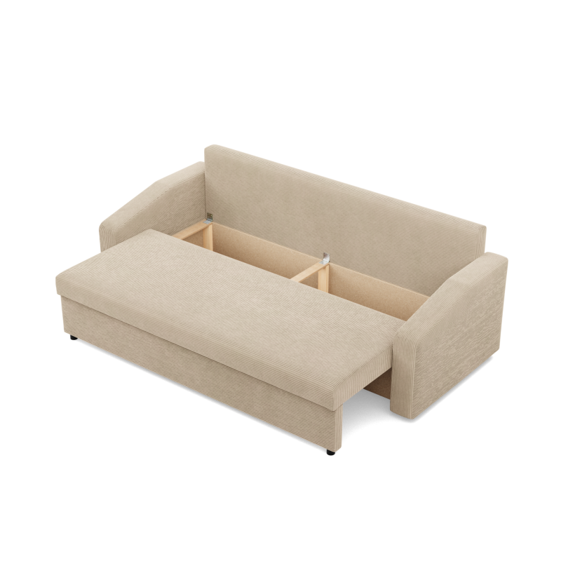 NEO Poso Sofa, Filling - Spring, Color - BEIGE, Type of armrest - Slanted NEO Poso Sofa, Filling - Spring, Color - BEIGE, Type of armrest - Slanted