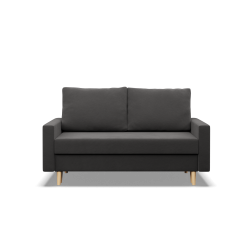 Sofa BLANK , Rodzaj tkaniny - I grupa, Wypełnienie - Piankowe, Kolor - SZARY Sofa BLANK , Rodzaj tkaniny - I grupa, Wypełnienie - Piankowe, Kolor - SZARY
