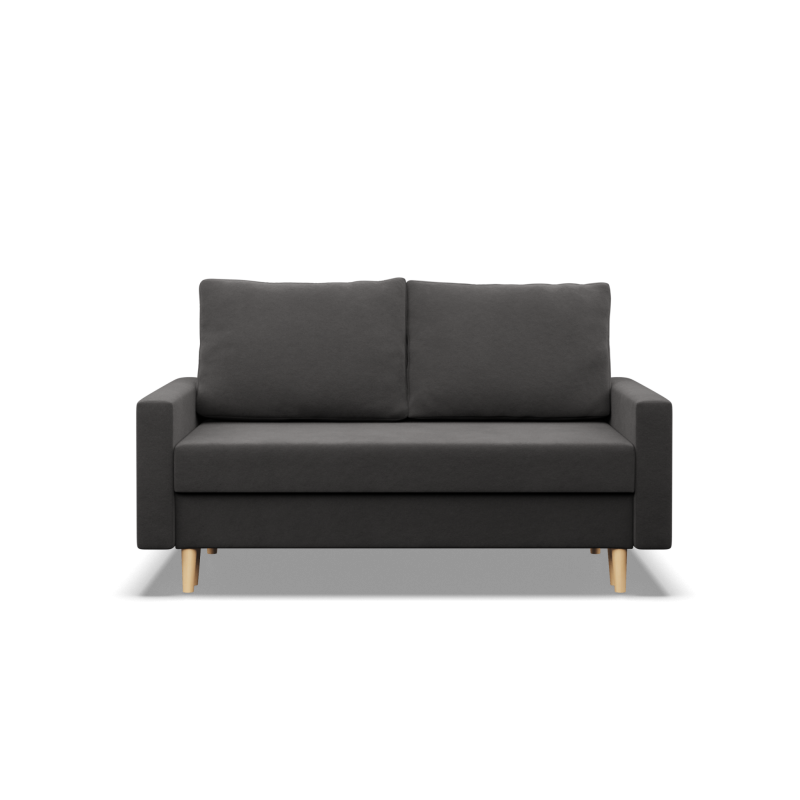 Sofa BLANK , Rodzaj tkaniny - I grupa, Wypełnienie - Piankowe, Kolor - SZARY Sofa BLANK , Rodzaj tkaniny - I grupa, Wypełnienie - Piankowe, Kolor - SZARY