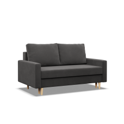 Sofa BLANK , Rodzaj tkaniny - I grupa, Wypełnienie - Piankowe, Kolor - SZARY