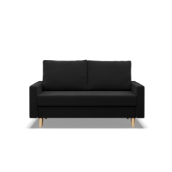 Sofa BLANK , Rodzaj tkaniny - I grupa, Wypełnienie - Piankowe, Kolor - CZARNY Sofa BLANK , Rodzaj tkaniny - I grupa, Wypełnienie - Piankowe, Kolor - CZARNY