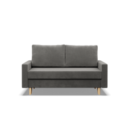 Sofa BLANK , Rodzaj tkaniny - II grupa, Wypełnienie - Sprężynowe, Kolor - JASNY SZARY Sofa BLANK , Rodzaj tkaniny - II grupa, Wypełnienie - Sprężynowe, Kolor - JASNY SZARY
