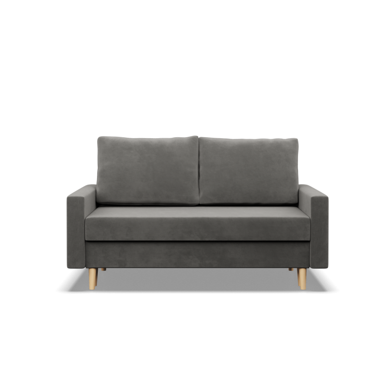 Sofa BLANK , Rodzaj tkaniny - II grupa, Wypełnienie - Sprężynowe, Kolor - JASNY SZARY Sofa BLANK , Rodzaj tkaniny - II grupa, Wypełnienie - Sprężynowe, Kolor - JASNY SZARY