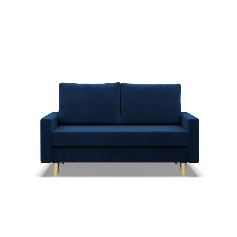 Sofa BLANK , Rodzaj tkaniny - II grupa, Wypełnienie - Sprężynowe, Kolor - GRANATOWY Sofa BLANK , Rodzaj tkaniny - II grupa, Wypełnienie - Sprężynowe, Kolor - GRANATOWY