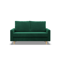 Sofa BLANK , Rodzaj tkaniny - II grupa, Wypełnienie - Sprężynowe, Kolor - BUTELKOWA ZIELEŃ Sofa BLANK , Rodzaj tkaniny - II grupa, Wypełnienie - Sprężynowe, Kolor - BUTELKOWA ZIELEŃ