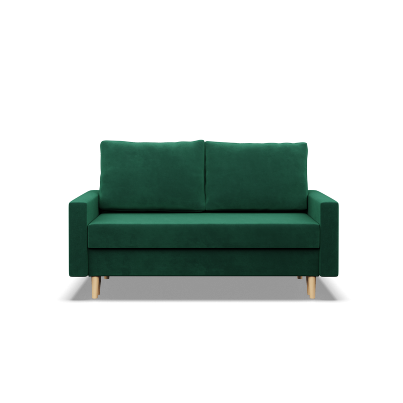 Sofa BLANK , Rodzaj tkaniny - II grupa, Wypełnienie - Sprężynowe, Kolor - BUTELKOWA ZIELEŃ Sofa BLANK , Rodzaj tkaniny - II grupa, Wypełnienie - Sprężynowe, Kolor - BUTELKOWA ZIELEŃ