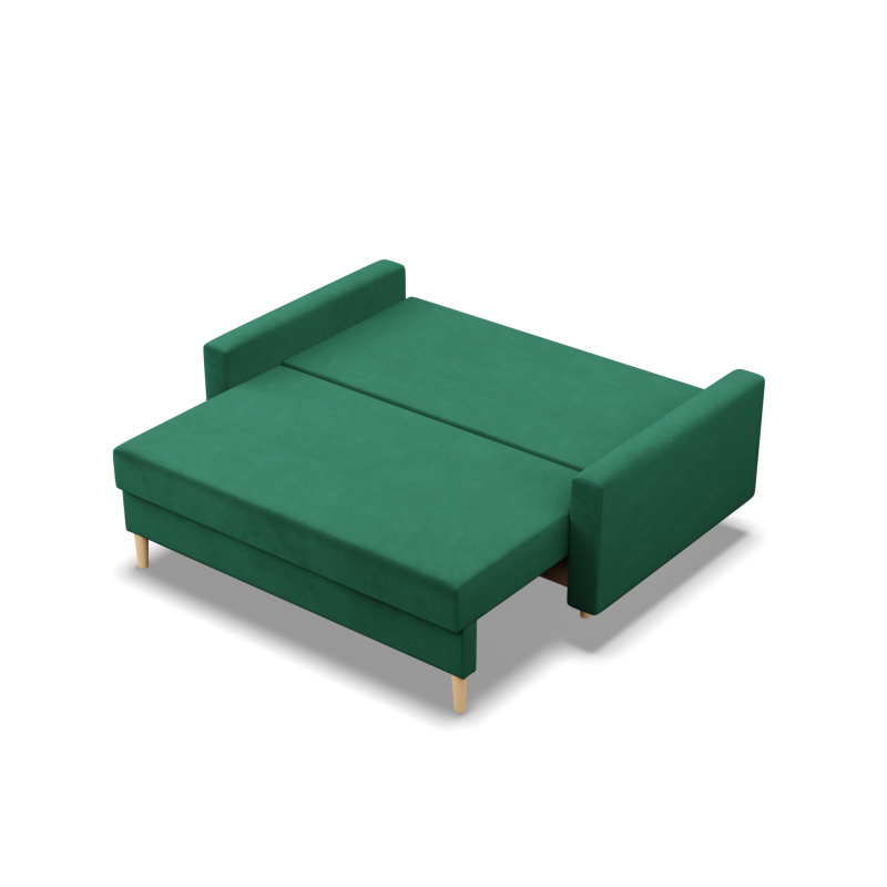 Sofa BLANK , Rodzaj tkaniny - II grupa, Wypełnienie - Sprężynowe, Kolor - BUTELKOWA ZIELEŃ Sofa BLANK , Rodzaj tkaniny - II grupa, Wypełnienie - Sprężynowe, Kolor - BUTELKOWA ZIELEŃ