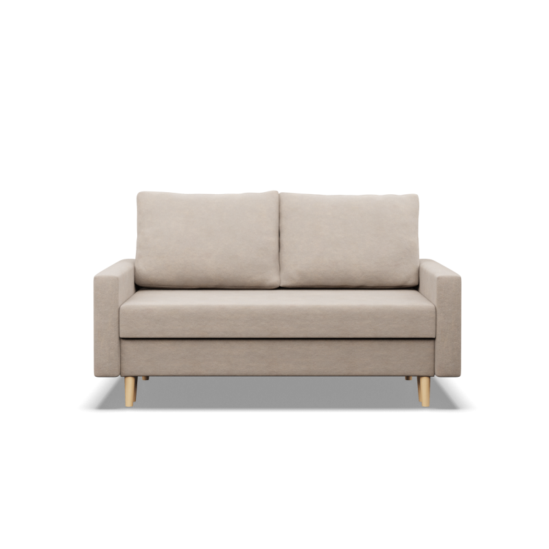 Sofa BLANK , Rodzaj tkaniny - II grupa, Wypełnienie - Sprężynowe, Kolor - BEŻOWY Sofa BLANK , Rodzaj tkaniny - II grupa, Wypełnienie - Sprężynowe, Kolor - BEŻOWY