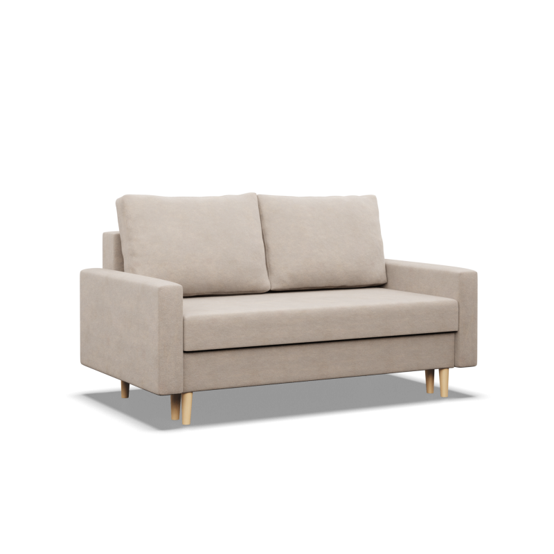 Sofa BLANK , Rodzaj tkaniny - II grupa, Wypełnienie - Sprężynowe, Kolor - BEŻOWY Sofa BLANK , Rodzaj tkaniny - II grupa, Wypełnienie - Sprężynowe, Kolor - BEŻOWY