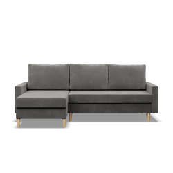 Ecksofa BLANK LL, Stoffart - Gruppe II, Füllung - Federkern, Farbe - HELLGRAU Ecksofa BLANK LL, Stoffart - Gruppe II, Füllung - Federkern, Farbe - HELLGRAU