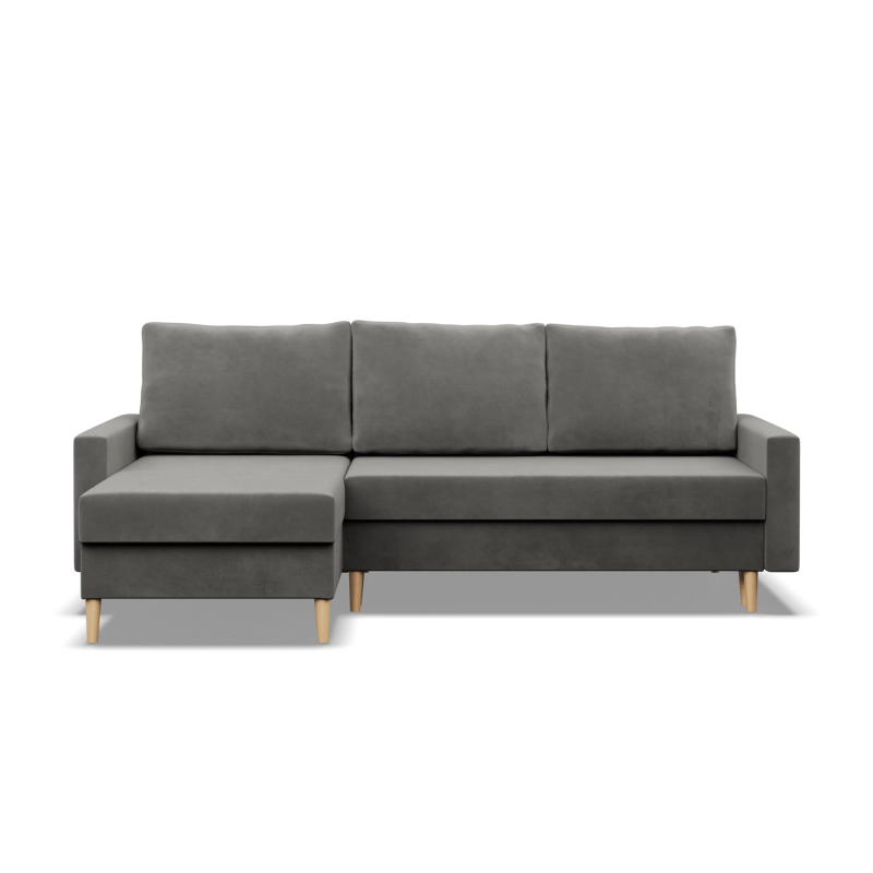 Ecksofa BLANK LL, Stoffart - Gruppe II, Füllung - Federkern, Farbe - HELLGRAU Ecksofa BLANK LL, Stoffart - Gruppe II, Füllung - Federkern, Farbe - HELLGRAU