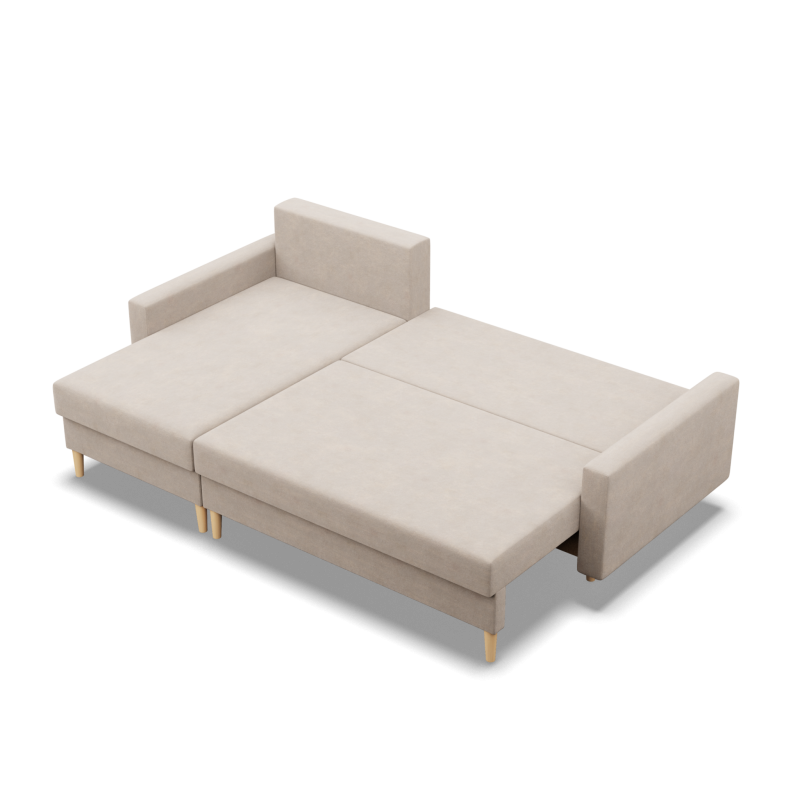 Ecksofa BLANK LL, Stoffart - Gruppe II, Füllung - Federkern, Farbe - BEIGE Ecksofa BLANK LL, Stoffart - Gruppe II, Füllung - Federkern, Farbe - BEIGE