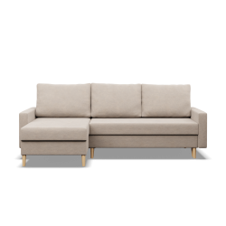 Ecksofa BLANK LL, Stoffart - Gruppe II, Füllung - Federkern, Farbe - BEIGE Ecksofa BLANK LL, Stoffart - Gruppe II, Füllung - Federkern, Farbe - BEIGE