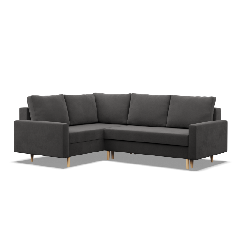 Ecksofa BLANK LO, Stoffart - I Gruppe, Füllung - Schaumstoff, Seite - LINKS, Farbe - GRAU Ecksofa BLANK LO, Stoffart - I Gruppe, Füllung - Schaumstoff, Seite - LINKS, Farbe - GRAU